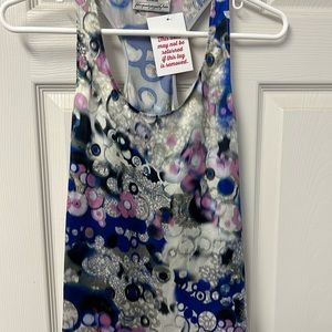 Erdem 100% Silk Tank Top